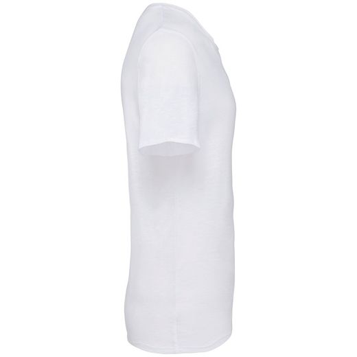 T-shirt slub uomo ecosostenibile con bordi a taglio vivo