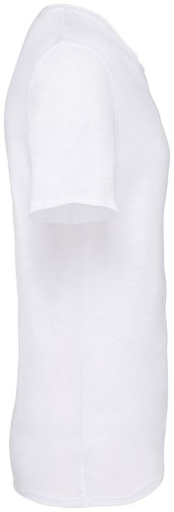 T-shirt slub uomo ecosostenibile con bordi a taglio vivo