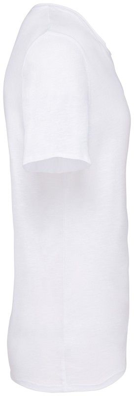 T-shirt slub uomo ecosostenibile con bordi a taglio vivo