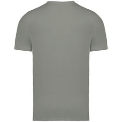 T-shirt slub uomo ecosostenibile con bordi a taglio vivo