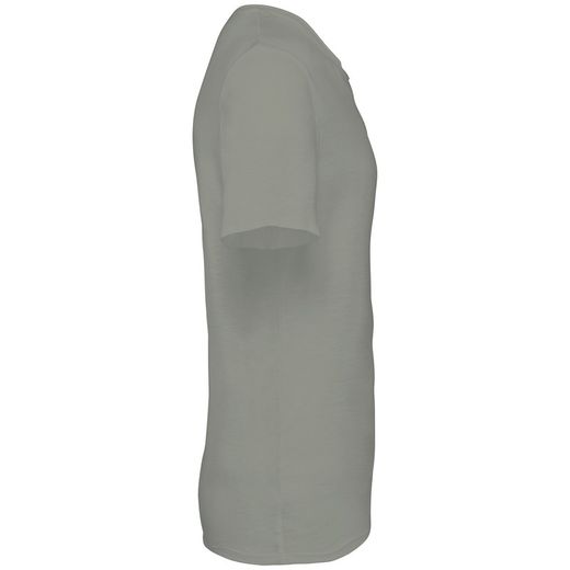 T-shirt slub uomo ecosostenibile con bordi a taglio vivo