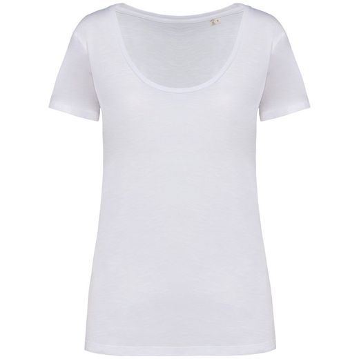 Umweltfreundliches Damen-Slub-T-Shirt