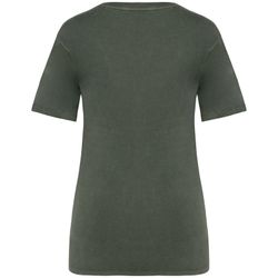 Eco-friendly ladies' washed effect t-shirt
