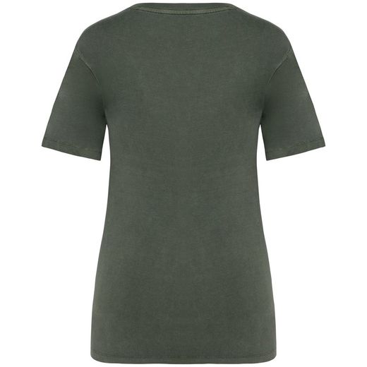 Eco-friendly ladies' washed effect t-shirt