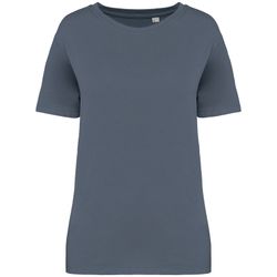 Eco-friendly ladies' washed effect t-shirt