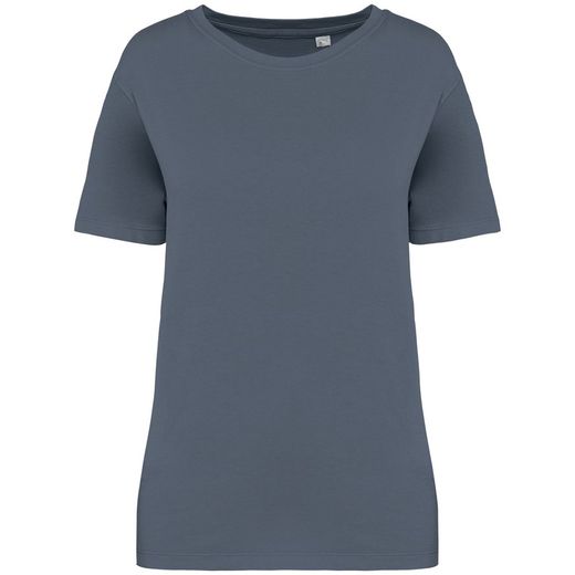 Eco-friendly ladies' washed effect t-shirt