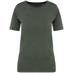 Eco-friendly ladies' washed effect t-shirt
