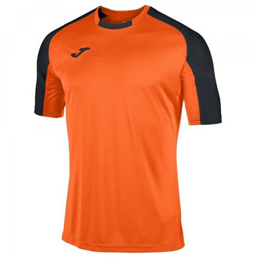 T-shirt Essential Orange-Noir M/C