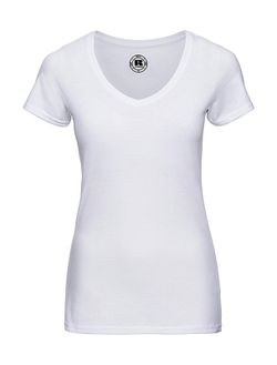Damen HD T-Shirt mit V-Ausschnitt