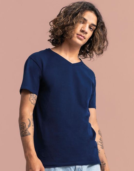 Kultiges T-Shirt mit V-Ausschnitt 150 Mann