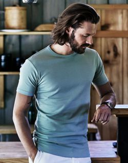 Camiseta orgánica Interlock hombre