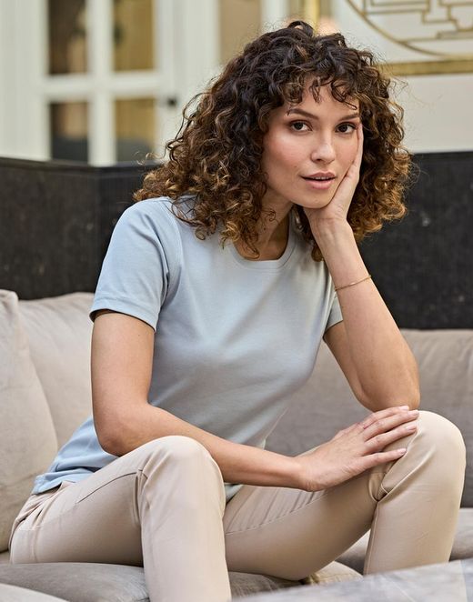 Camiseta orgánica Interlock mujer