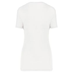Camiseta lyocell Tencel cuello de pico manga corta - 145 g