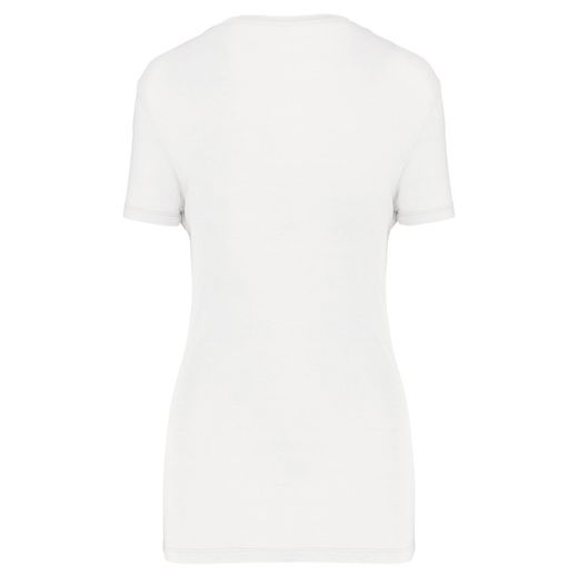 Camiseta lyocell Tencel cuello de pico manga corta - 145 g