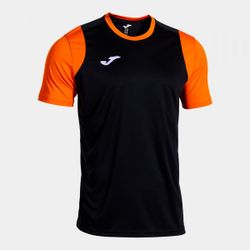 Cancha Short Sleeve T-Shirt Black Orange