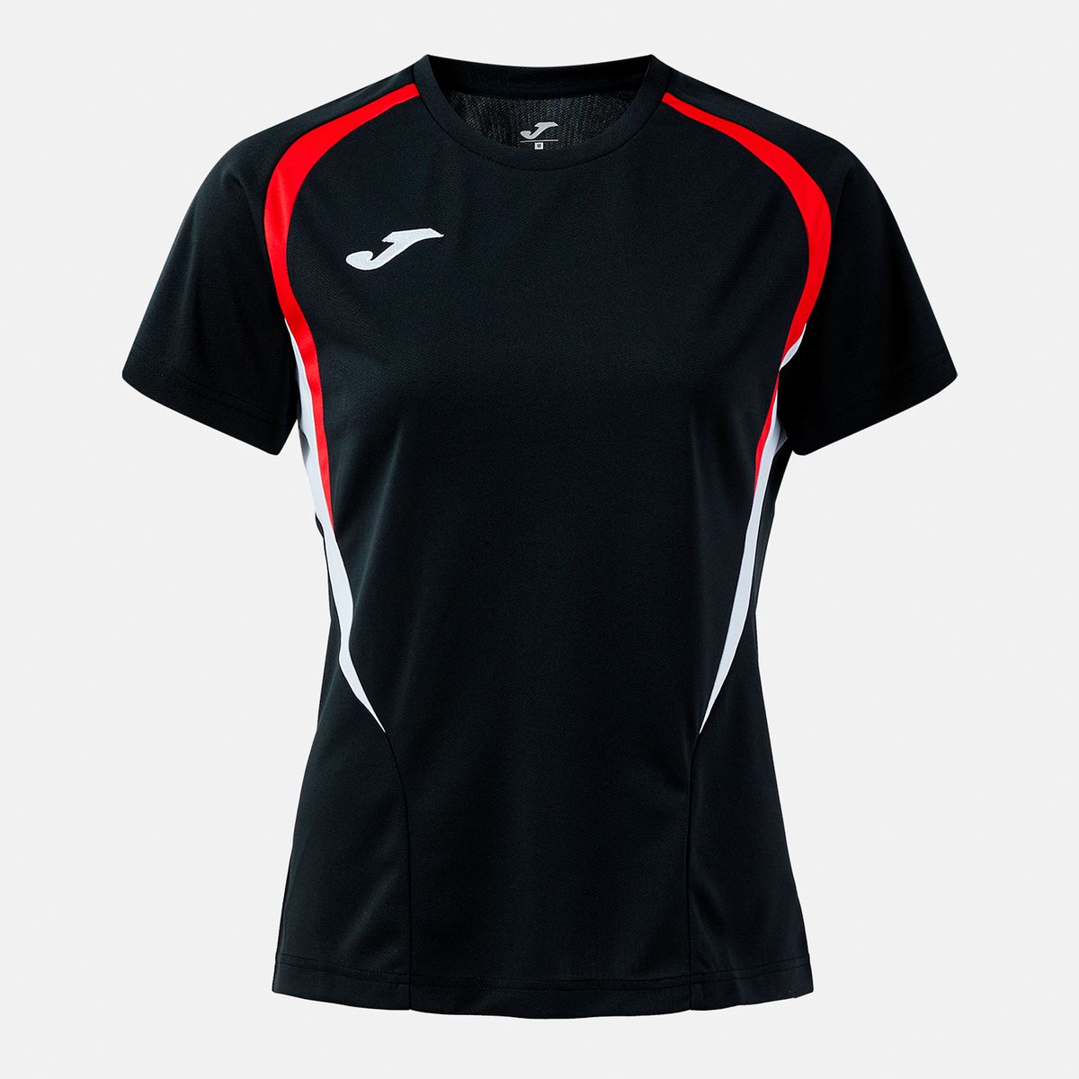 Camiseta Manga Corta Championship 20 Negro Rojo Negro Rojo-12 (2XS)
