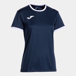 Camiseta Manga Corta Combi Premium Marino Blanco