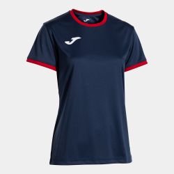 Camiseta Manga Corta Combi Premium Marino Rojo