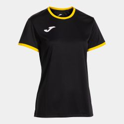 Camiseta Manga Corta Combi Premium Negro Amarillo