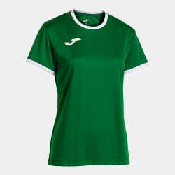 Camiseta Manga Corta Combi Premium Verde Blanco