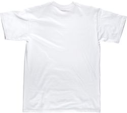 Camiseta manga corta cuello caja algodón Blanco