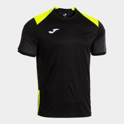 Danubio Short Sleeve T-Shirt Black Fluor Yellow
