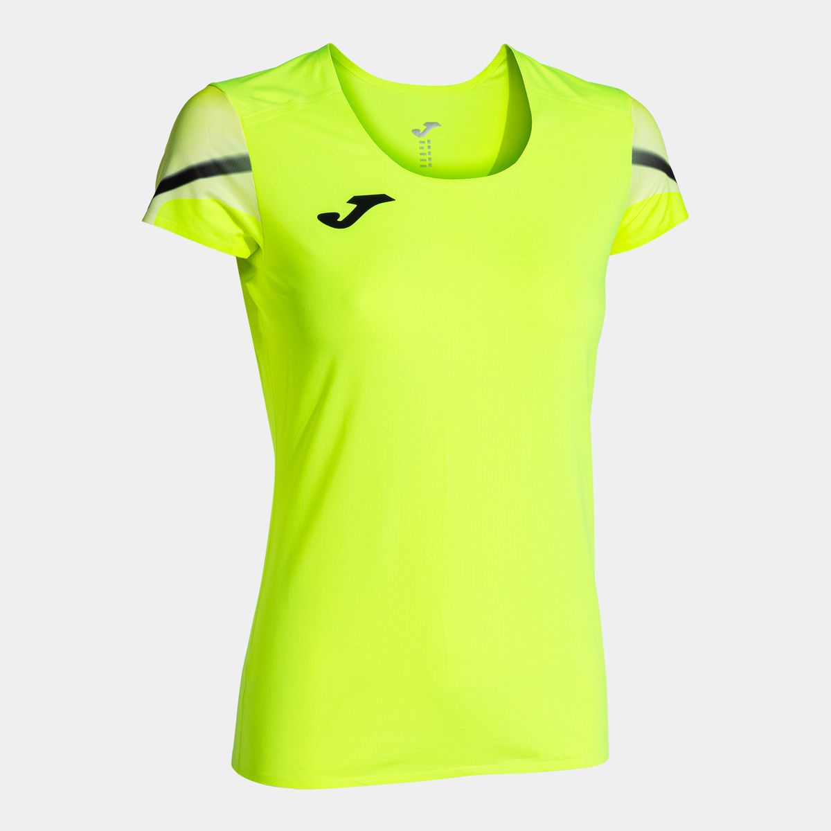 Camiseta Manga Corta Elite Xi Amarillo Fluor Negro Amarillo Fluor Negro-14 (XS)