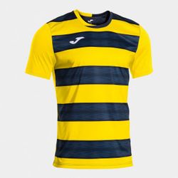 Europa Vi Short Sleeve T-Shirt Yellow Dark Navy