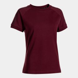 Camiseta Manga Corta Heroic Burdeos Negro