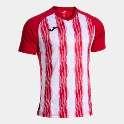 Inter V Short Sleeve T-Shirt Red White