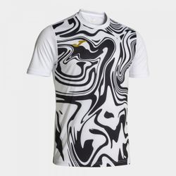 CAMISETA MANGA CORTA LION II BLANCO NEGRO