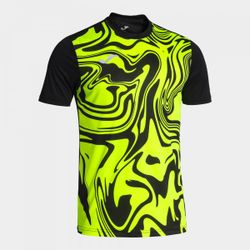 Lion Ii Short Sleeve T-Shirt Black Fluor Yellow