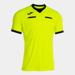 Referee Short Sleeve T-Shirt Fluor Yellow Black