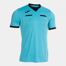 Referee Short Sleeve T-Shirt Fluor Turquoise Black