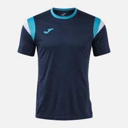 Camiseta Manga Corta Terra Dark Navy Turquesa Flúor