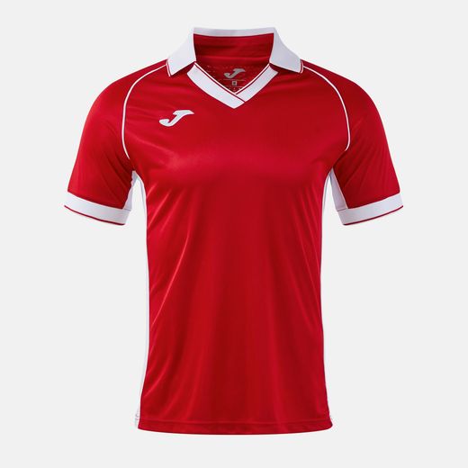 Camiseta Manga Corta Vintage Eco Retro Rojo Blanco