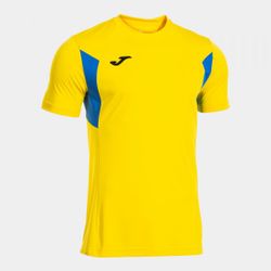Winner Iii Short Sleeve T-Shirt Yellow-Royal Blue