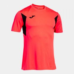 Winner Iii Short Sleeve T-Shirt Fluor Coral Black