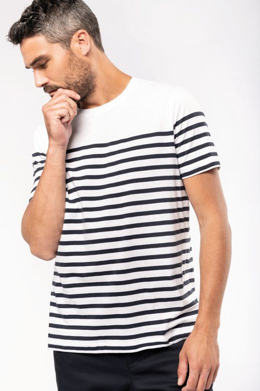 Camiseta marinera algodón orgánico hombre
