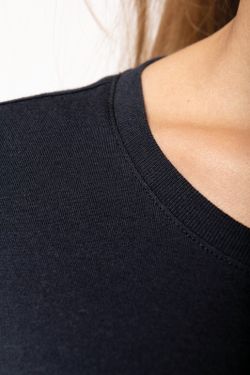 T-Shirt im Marine-Stil mit Rundhalsausschnitt Bio Damen
