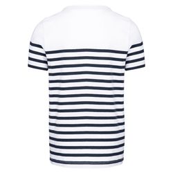 T-shirt bambino in stile marinaro Bio girocollo