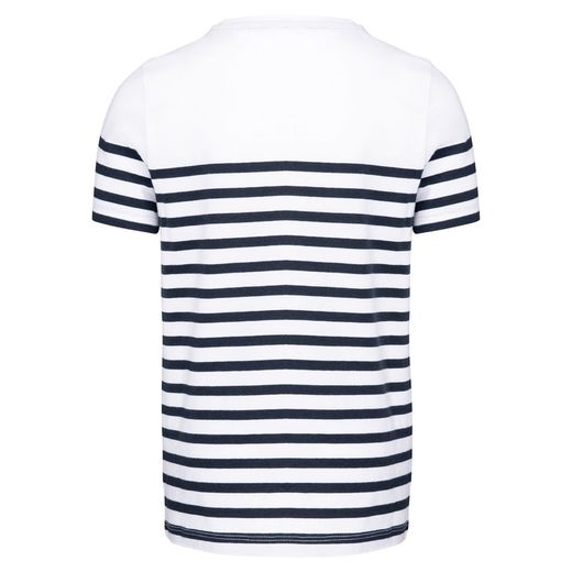 T-shirt bambino in stile marinaro Bio girocollo