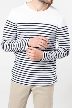 T-shirt da marinaio da uomo a maniche lunghe