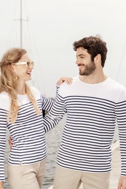 T-shirt da marinaio da uomo a maniche lunghe