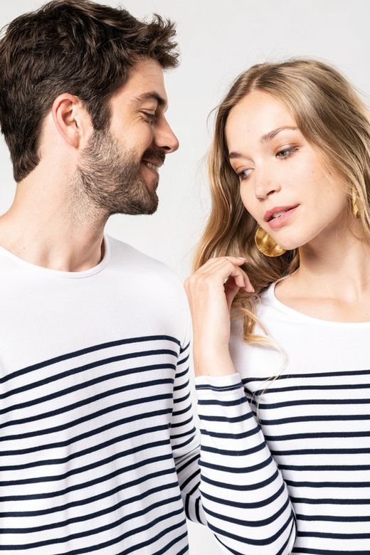 T-shirt da marinaio da uomo a maniche lunghe