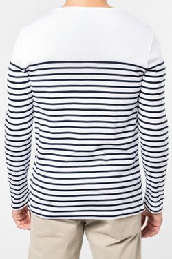 T-shirt da marinaio da uomo a maniche lunghe