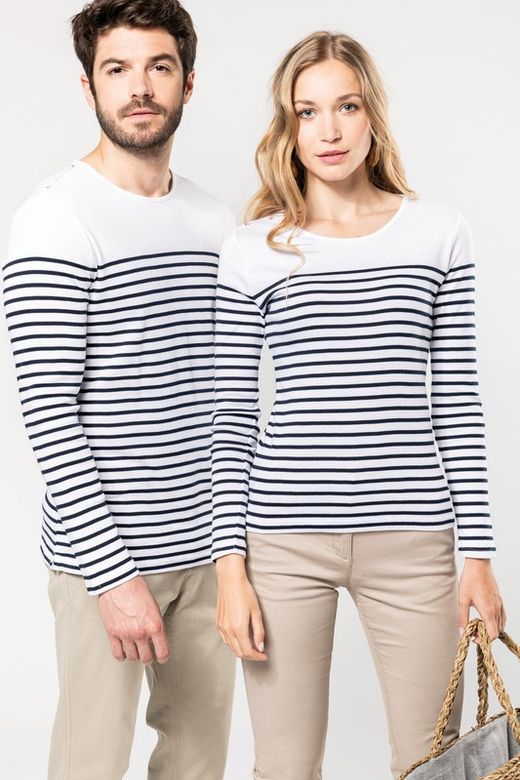 Langärmeliges Matrosen-T-Shirt für Frauen