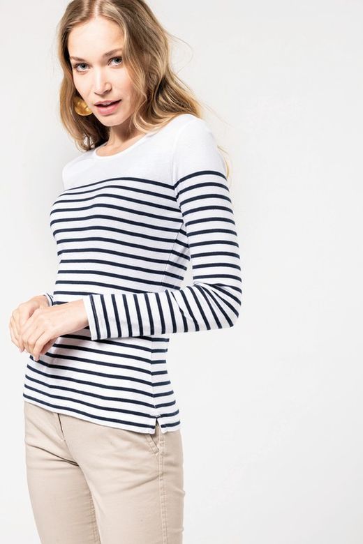 Langärmeliges Matrosen-T-Shirt für Frauen