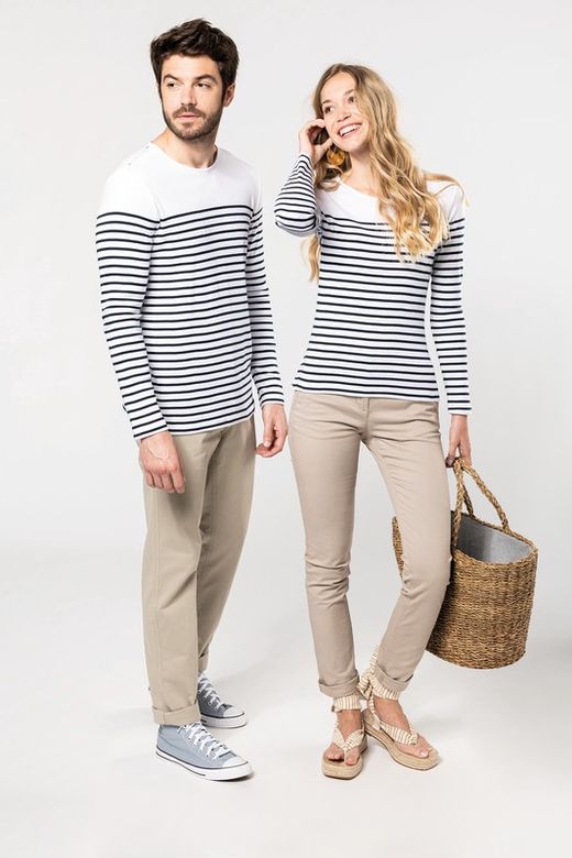 Langärmeliges Matrosen-T-Shirt für Frauen