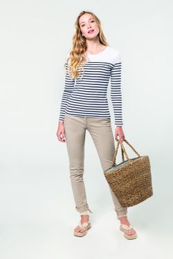 Langärmeliges Matrosen-T-Shirt für Frauen